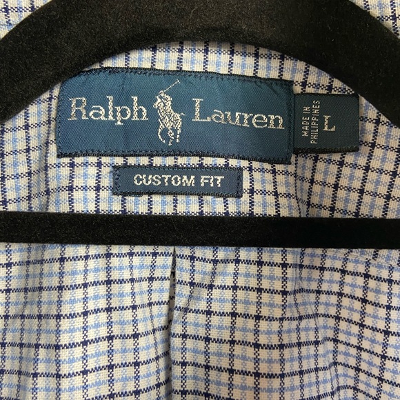 Ralph Lauren Blake mens button down shirt checkered - Picture 4 of 4